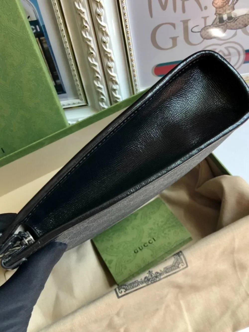 Gucci Aria GG Supreme Handbag